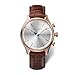 Produktbild KRONABY Damen Hybrid Uhr Leder Braun - Analog - Saphirglas Hochfest - Wasserdicht 10 ATM - Musiksteuerung - Schritte - Benachrichtigt und lehnt Anrufe ab S2748/1 - Sekel