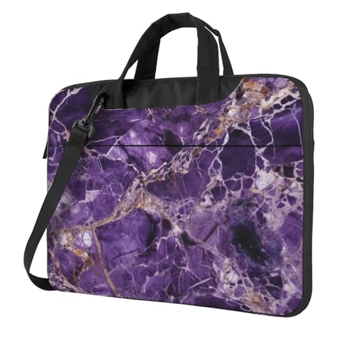 Sac ordinateur violet marbré pour vos déplacements professionnels et cours