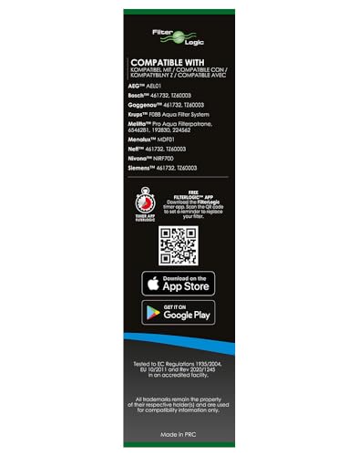 2x FilterLogic CFL Filtre à eau remplace CLARIS F088 / Claris Pro Cartouche filtrante pour MelittaKrupsNivonaSEB RowentaBoschNeff machine à café automatique - vue 9