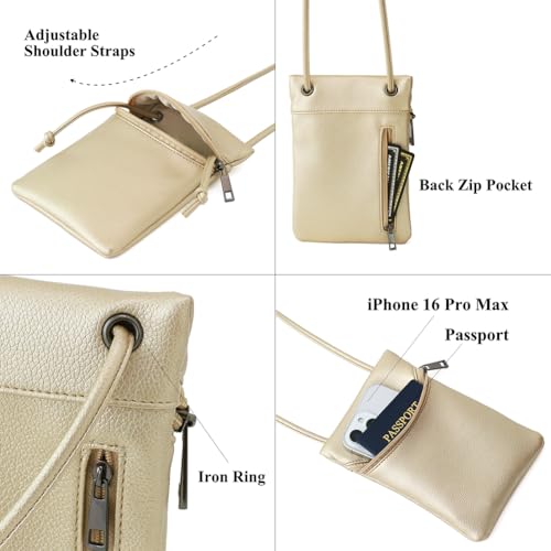 Image of Small Crossbody Women Cell Phone Purse Wallet Bag With Shoulder Strap