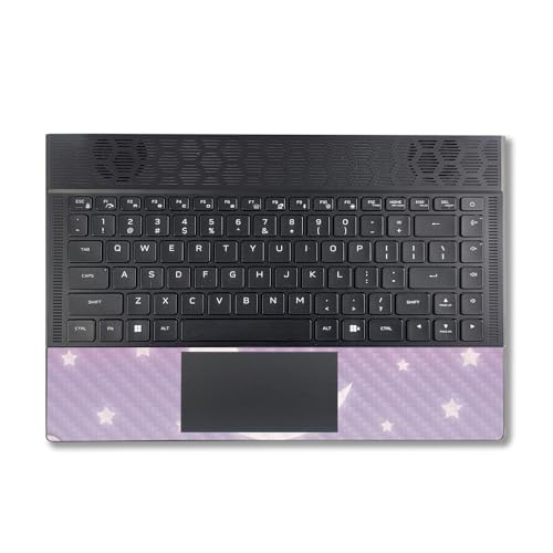 Image of MightySkins Carbon Fiber Skin Compatible with Alienware X14 R2 (2023) Full Wrap Kit - Baby Moon | Protective, Durable Textured Carbon Fiber Finish | Easy to Apply & Change Styles | Made in The USA