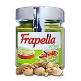 Frapella Pistachio Cream for Dubai Chocolate - Natural Sweet Pistachi Butter Spread Crea Paste for Ice Cream, Cookie, Knafeh, Desserts, Pastries, Bread, Cakes & More - 7.7 oz (220g) (%30 Pistachio)