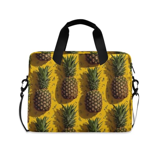 Bolsa para Laptop con estampado de piña y múltiples bolsillos miniatura 1