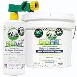 BioTurf Mini Power Pack, Artifical Turf Cleaner and Odor Eliminator Set, Outdoor Use; 8 lb Pail of BioFill, 32 oz Bottle and BioSiphone Sprayer