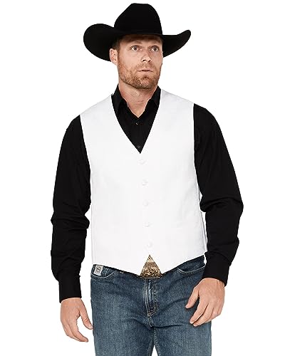 Cody James Men's Austin Paisley Vest - Cjpv21f03-Wht