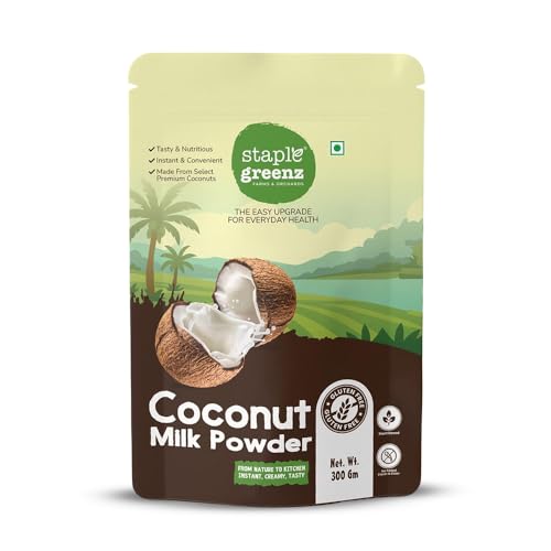 Image of StapleGreenz Coconut Milk Powder 300g|Rich, Creamy & Authentic Flavor