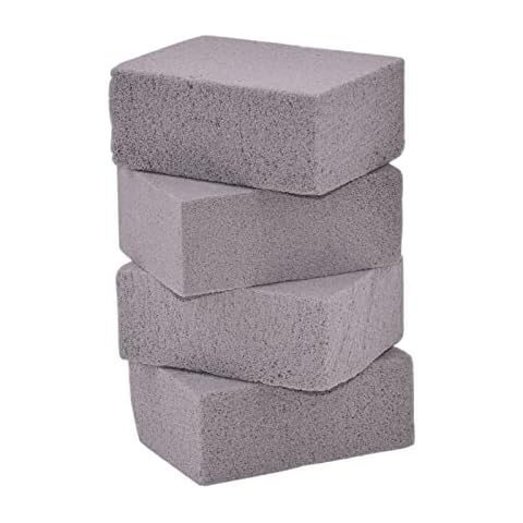 MAGIIN 4 Pack Grill Cleaning Brick, Pumice Cleaning Block for Barbecue Kitchen Restaurant Flat Top Grills Cleaning Cover