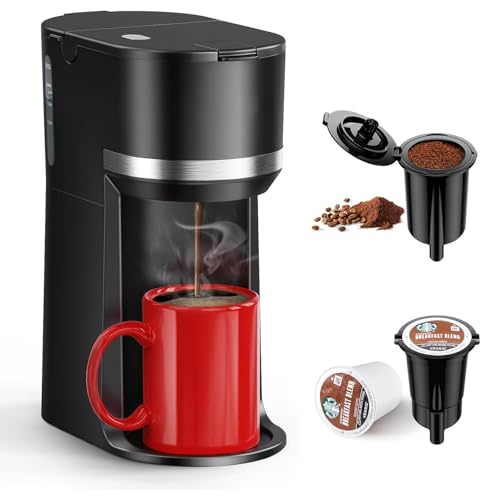 Cafetera Portátil con Molinillo y Opciones de 6 a 12 onzas