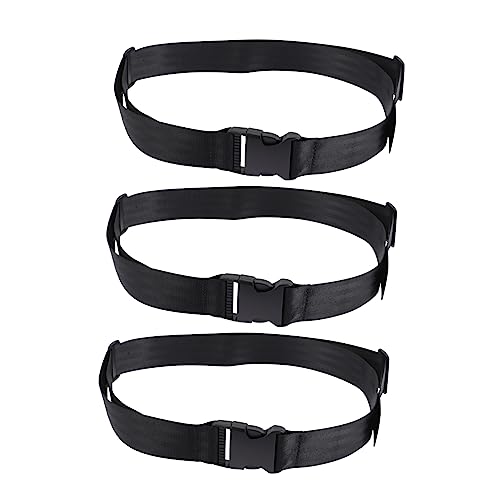 BESPORTBLE 3Pcs Adjustable High Chair Straps Secure Feeding Harness for Portable Safety Belt for Home Restaurant Travel Camping Easy Installation