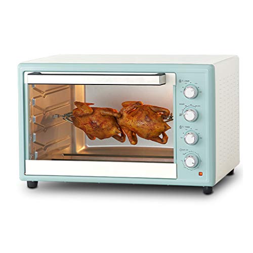 Mini Horno de 100L Temperatura Ajustable 0-250 ℃ y 120 Minutos Temporizador...