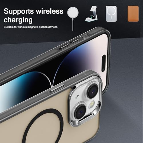 Coque iPhone 15 Plus MagSafe S. Tedazo noire haute résistance