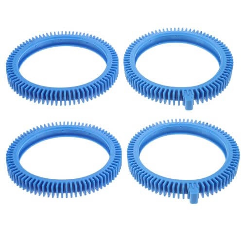 Kit de pneus PVC pour nettoyeur piscine de 4 pièces pour roues avant et arrière de remplacement - 2