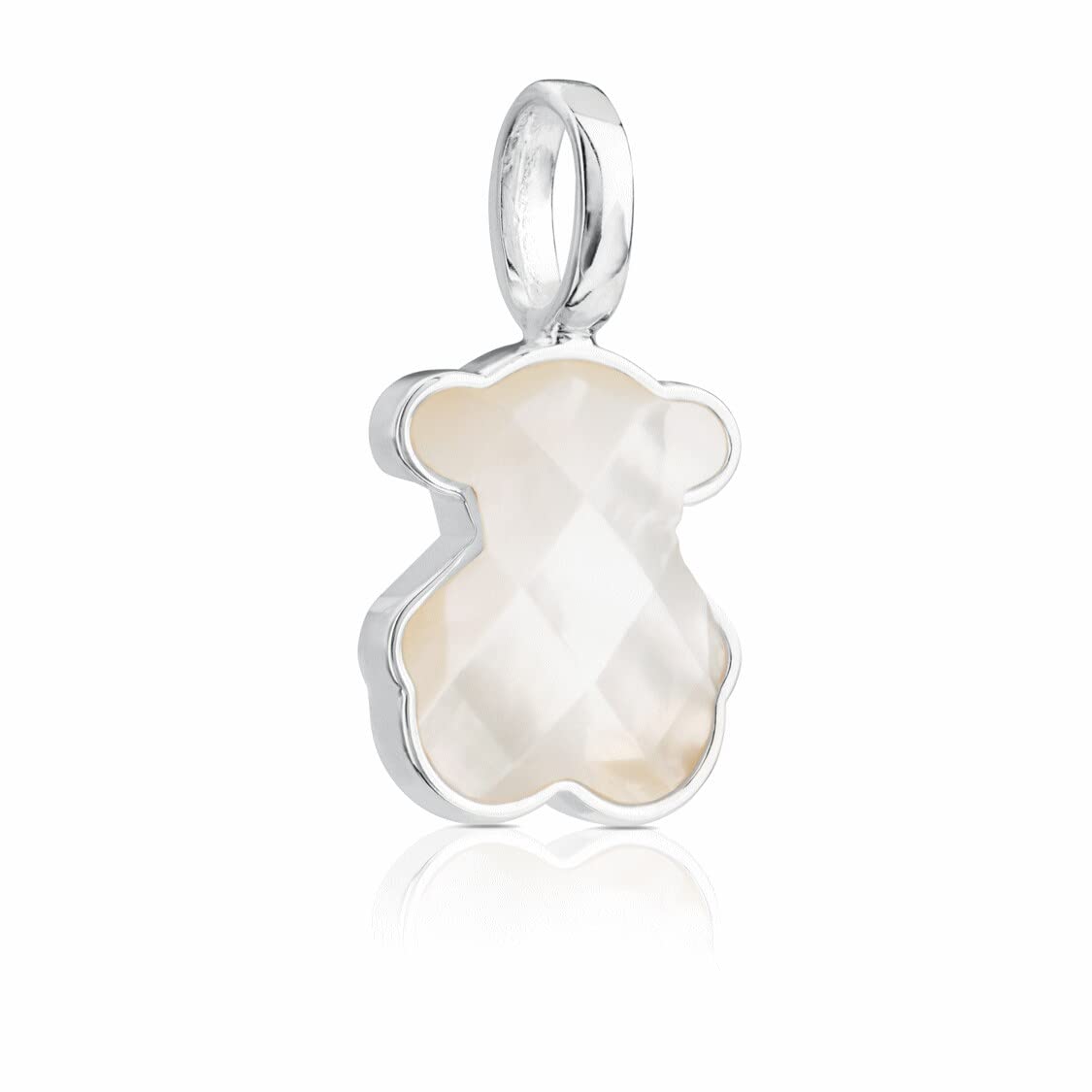 TOUS Colgante de Plata para Mujer con Motivo de Oso, 1.5 cm, Colección Color