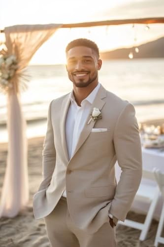 Mens Suit Jackets Slim Fit Two Button Blazers Solid Casual Suit Separates Sport Coats for Wedding Prom Business4