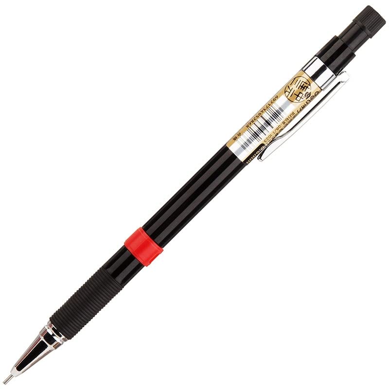 Ołówki metalowe, mechaniczne, 0,5 mm, 2B, czarne, automatyczne, do rysowania, szkicowania, artykuły biurowe (2 ołówki, 2 wkłady) (2 ołówki, 2 wkłady)