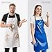 GoldPig 1 Pack Waterproof Apron Rubber Vinyl Heavy Duty Aprons for Adults - Chemical Resistant Adjustable Bib 40