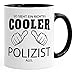 Produktbild MoonWorks So sieht ein richtig ein richtig cooler Polizist aus Tasse Berufe schwarz unisize