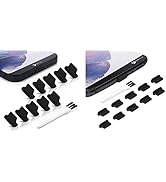 PortPlugs USB C Port Plug (10 Pack) and iPhone Port Plugs (10 Pack)