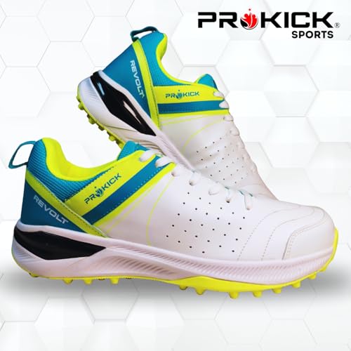 Image of Prokick Revolt Cricket Shoes with Rubber Studs | Lightweight & Durable | All-Round Cricket Footwear for Turf and Hard Ground
