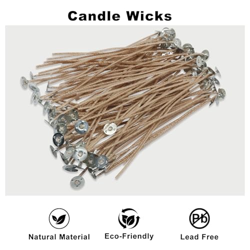 Mechas para velas CD8 6 pulgadas 100 piezas miniatura 5