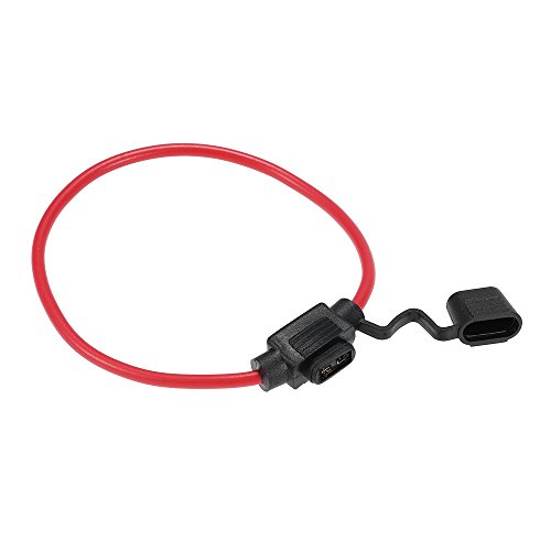 Yorten Porta-fusíveis mini-lâmina em linha automotiva automotiva 12V 30A com 6 fusíveis