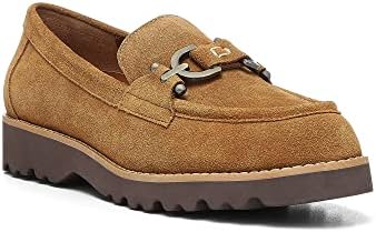 Donald Pliner CLIO, Designer, Classic Shoes, Women’s Dress Loafers, Saddle, 5.5 | Image 3