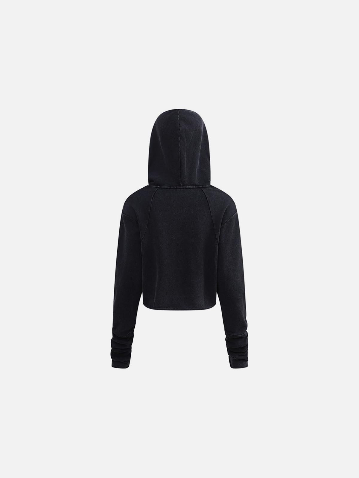 Aelfric Eden Sudadera con capucha para mujer, estilo vintage, cuello | Cropped Hooded Slim Hoody mit Kapuze Y2K Hooded Casual Pulli Vintage Langarmshirt