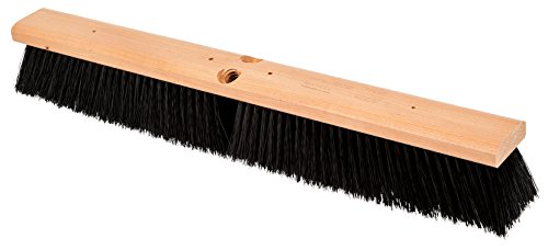 PFERD 89326 Heavy Sweeping Broom with Lacquered Hardwood Block, 18