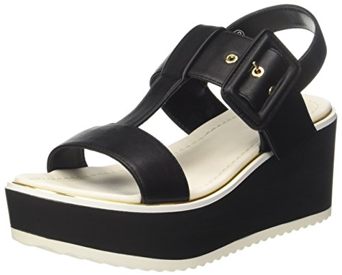 Preisvergleich Produktbild Gaudì Damen Caroline T-Spangen Sandalen, Schwarz (Black V0001), 39 EU