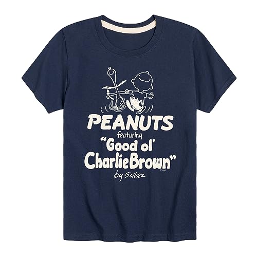 HYBRID APPAREL - Peanuts - Good ol' Charlie Brown - Toddler & Youth Short Sleeve Graphic T-Shirt