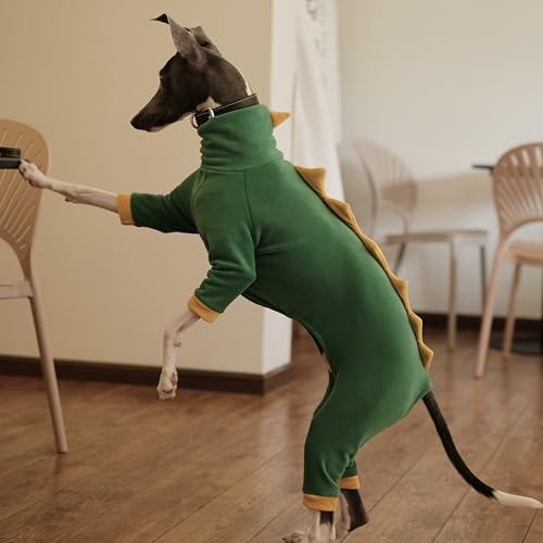 Disfraz Dinosaurio Onesie de Forro Polar para Perro XL miniatura 4