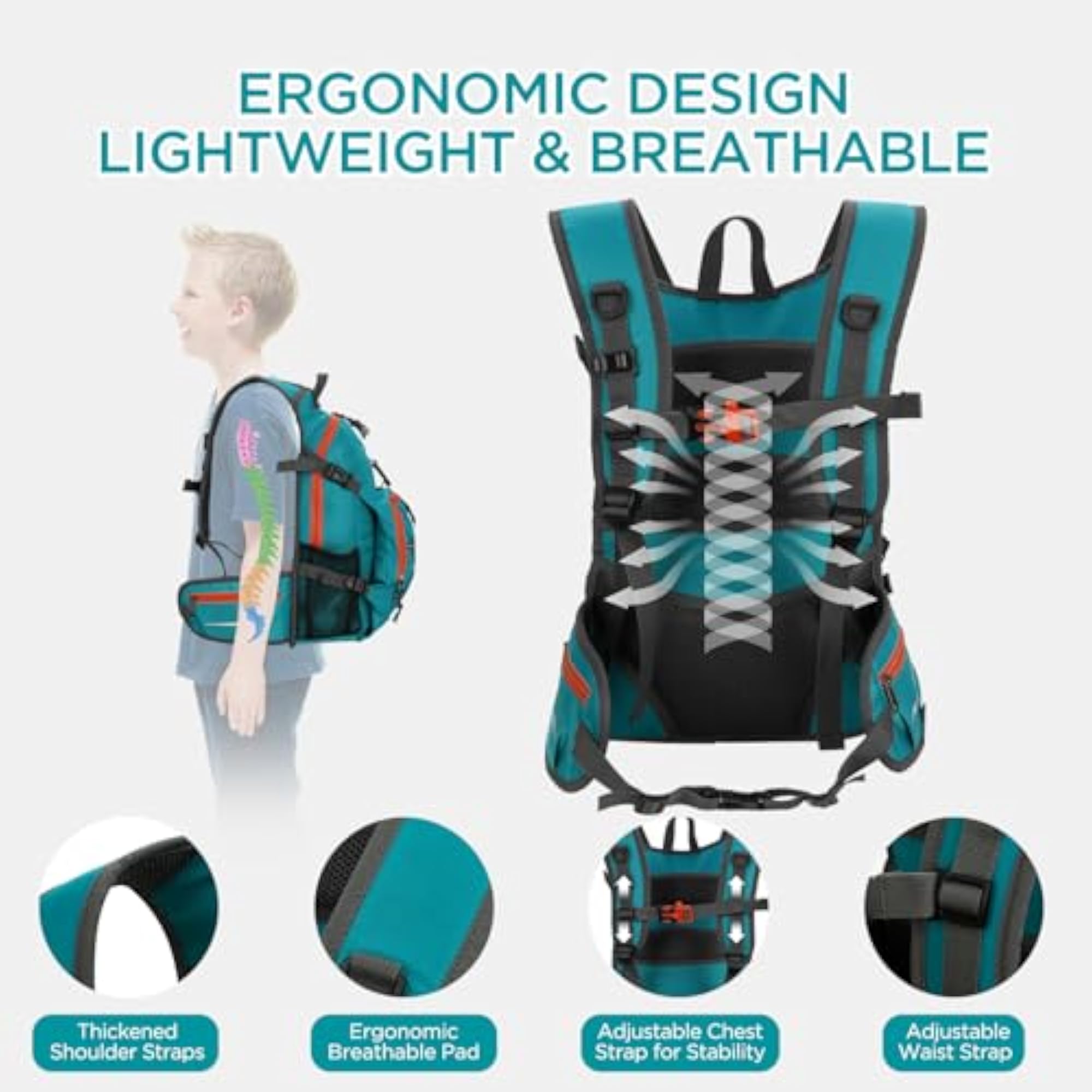 Kids Backpack 18L Comfortable Trekking Backpack