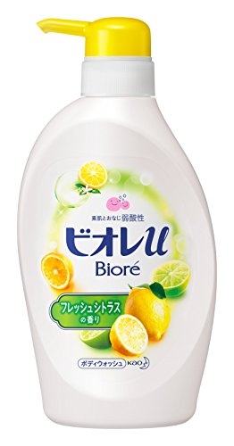 BIORE U Body Soap Pump, Fresh Citrus