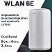 Acer, Connect X6E, 5G Router, Qualcomm Snapdragon Prozessor, Wi-Fi 6E Tri-Band, 4 x 4 MU-MIMO, Dual-Konnektivität 5G/WAN, bis zu 128 Geräte, Weiß