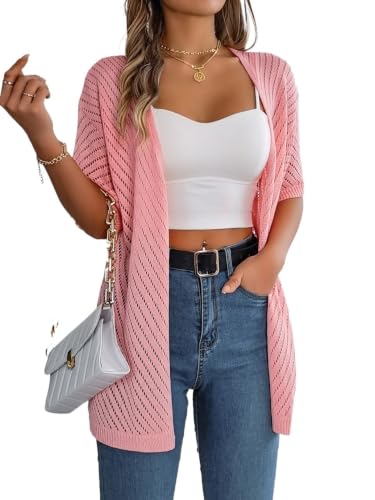 Cardigan d'été au crochet léger idéal pour vos vacances à la plage