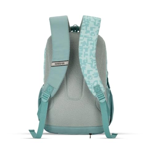Image of American Tourister ALDEN Blue College Non-Laptop Backpack in Blue for Men & Women With 27 Ltr Capacity and 3 Compartment