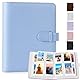 DUNSOO Fotoalbum, 256 Pockets für Instax Mini Fotoalbum, Polaroid Fotoalbum Mit Fujifilm Instax Mini Film/Polaroid Zink Fotopapier/Kodak Zink Fotopapier, Max Passt Fujifilm 95x63mm (Blau)