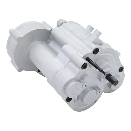 Scx6 2 Speed Gearbox Transmission Box With Gear For 1/6 Rc Car Crawler Axial Scx6 Jeep Jlu Wrangler 4Wd Upgrade (Silver) #TOP2