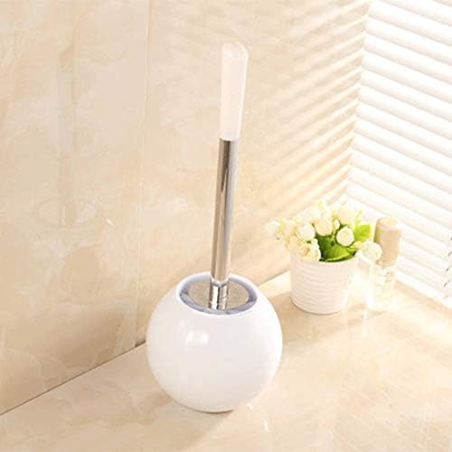 Toilet Brush with Holder Stainless Steel Bowl Cleaner, for Cleaning and Scrubbing Bathroom Floors and Accessories image 5