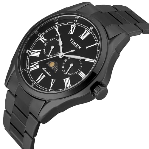Image of TIMEX Round 43mm Black Dial Analog Men Watch - TWEG33002