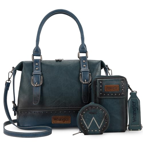 Wrangler Conjunto de 3 bolsas m&eacute;dicas femininas com al&ccedil;a superior com bolsa para celular e bolsa...