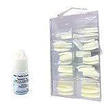 tip box leer 10 verschiedene Größen Tipbox / Tipkasten mit 100 Tips Natural von IMMLER-NAILS