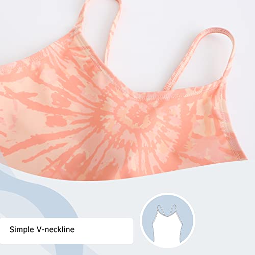 Image of Moon Tree Girls One Piece Swimsuits Ruffle Swimwear Beach Bathing Suit 2-14 Years