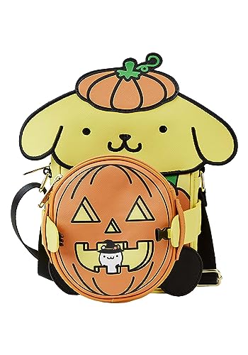 Loungefly Sanrio Pompompurin Halloween Crossbuddies Faux Leather Crossbody Bag