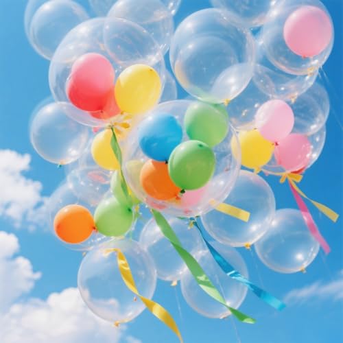 Bobo Globos de 15 paquetes, 24 pulgadas grandes helio estilo transparente burbuja transparente globos para decoración LED Light Up Decoración, regalos para Navidad, bodas, cumpleaños decoraciones de