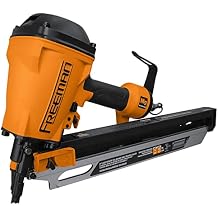 Freeman G22183CLW 2nd Generation Compact Lightweight Pneumatic 21-Degree 3-1/4" Framing Nailer with Adjustable Metal Belt Hook and 1/4" NPT Air Connector