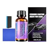 Car Coating Agent, Nano Car Coating Protectant, 1oz Vehicle Exterior Care Agent with High-Gloss Shield Layer, -Build Protective Sealant for Paint Shielding, Grime Repelling, and Shine Enhancing