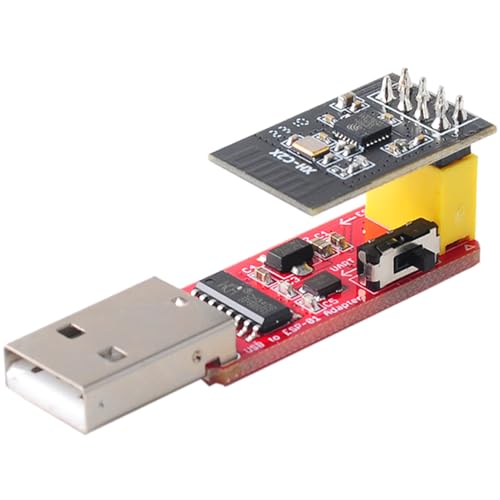 Wishiot USB to ESP-01S Wireless Adapter Module CH340G Programmer + XH-C2X WiFi BT Module 4mb Flash ESP8684H4 Chip ESP 01S ESP-01S WiFi Module Updated Version