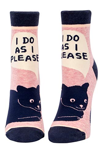Blue Q Women's Novelty Ankle Socks - Funny Ankle Socks for Women Sizes 5-10, For Mother's Day, Holiday, and Birthday Present