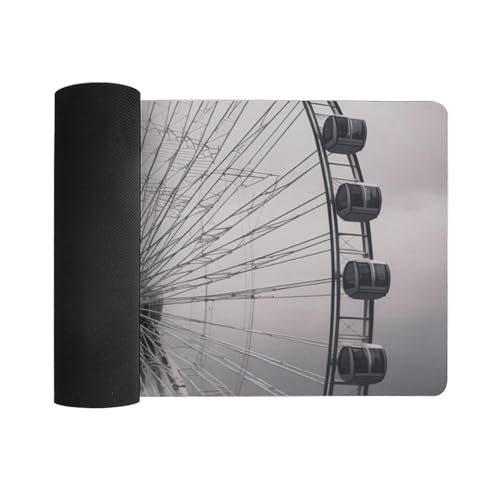 Protector de escritorio gris Ferris Wheel 30x60 cm miniatura 3
